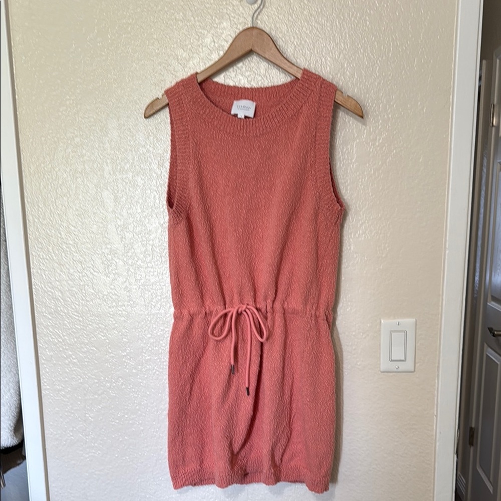 WearSundays Cozy Pink Synch waist Sleeveless Dress